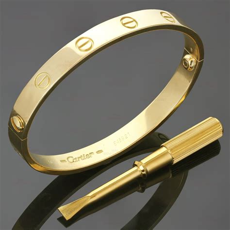 cartier love bracelet screwdriver solid gold|cartier love bracelet repair cost.